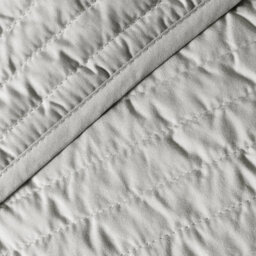 Bianca Fine Linens Bedroom Quilted Lines 220X230Cm Bedspread Silver Grey - thumbnail 2