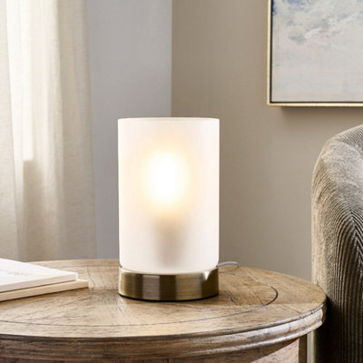 Pagazzi Lighting Pagazzi Kingsholm Antique Brass Touch Table Lamp - image 1