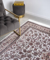 MiHOMEUK Minyatur Premium Quality V0219A White Abstract Modern Turkish Area Rug - 160 X 230 Cm - thumbnail 2
