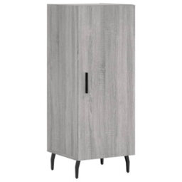 Berkfield Highboard Grey Sonoma 34.5X34X180 Cm Engineered Wood - thumbnail 7