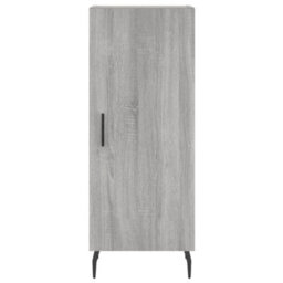 Berkfield Highboard Grey Sonoma 34.5X34X180 Cm Engineered Wood - thumbnail 8