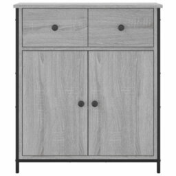 Berkfield Classic Sideboard Grey Sonoma 70X30X80 Cm Engineered Wood - thumbnail 6