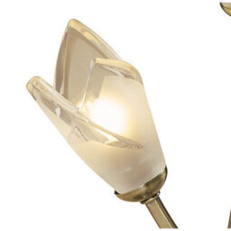 Luminosa Lighting Luminosa Pietra Table Lamp 2 Light G9, Antique Brass - thumbnail 5