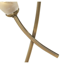 Luminosa Lighting Luminosa Pietra Table Lamp 2 Light G9, Antique Brass - thumbnail 4