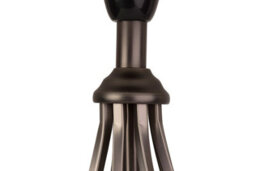 Lighting Supermarket Queenswood Classic Twist Table Lamp With Ivory Linen Drum Shade - Grey Pewter - thumbnail 4