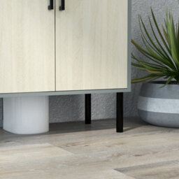 Kleankin Bathroom Sink Cabinet, Under Sink Basin Storage Cupboard With Shelf - thumbnail 8