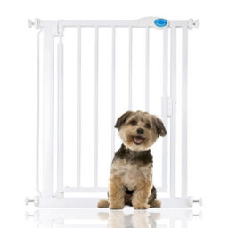 Bettacare Auto Close Pet Gate, 68.5Cm - 75Cm, White, Narrow, Narrow Pressure Fit Stair Gate For Dog & Puppy - thumbnail 1