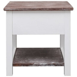 Berkfield Side Table Brown 40X40X40 Cm Paulownia Wood - thumbnail 3