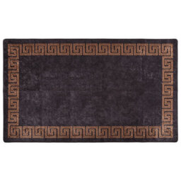 Walplus Rug Washable 190X300 Cm Black And Gold Anti Slip - thumbnail 1