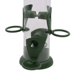 AB Tools Wild Birds Large Plastic Flip Top Seed Feeder Hanging Feeding Garden Station - thumbnail 2