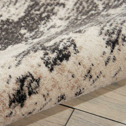 Ivory/grey Luxurious Modern Abstract Easy To Clean Rug For Bedroom & Living Room-117Cm X 178Cm - thumbnail 5