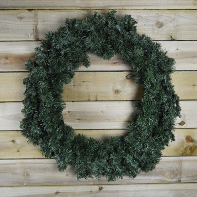 Samuel Alexander 90Cm Imperial Pine Luxury Christmas Wreath In Plain Green - image 1
