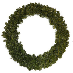 Samuel Alexander 90Cm Imperial Pine Luxury Christmas Wreath In Plain Green - thumbnail 8