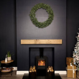 Samuel Alexander 90Cm Imperial Pine Luxury Christmas Wreath In Plain Green - thumbnail 2