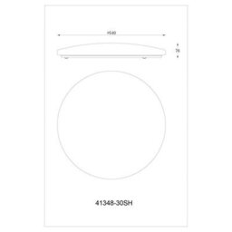 Luminosa Lighting Luminosa Sajama I Decorative Flush Ceiling Light White Led Dimmable 3000-6500K Remote Control Timer Tuya Smart - thumbnail 7