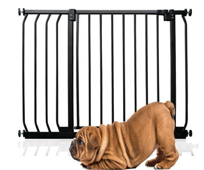 Bettacare Elite Pressure Dog Gate, 89Cm - 98Cm, Matt Black, Pressure Fit Pet Gate For Dog And Puppy - image 1