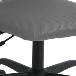 Berkfield Office Chair Height Adjustable Grey Mesh Fabric And Faux Leather - thumbnail 7
