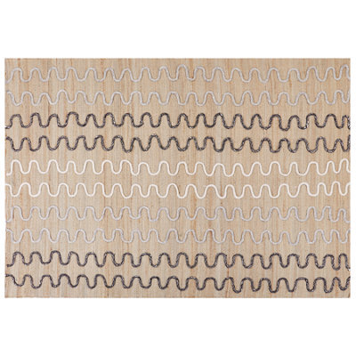 Beliani Rug Sogut Beige 160 X 230 Cm Jute - image 1