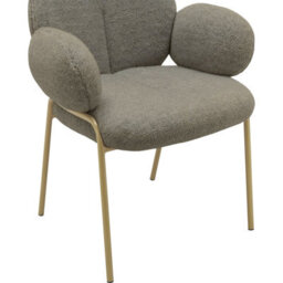 Dorel Dining Chair Set Of 2 In Teddy Fabric Dark Mink - thumbnail 6