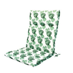Gardenwize Pair Of Outdoor Garden Decorative Full Length Bench Seat Pad Cushions - Bali Leaf - thumbnail 2