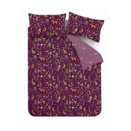 Catherine Lansfield Enchanted Twilight Animals Reversible Single Duvet Cover Set With Pillowcase Natural - thumbnail 6