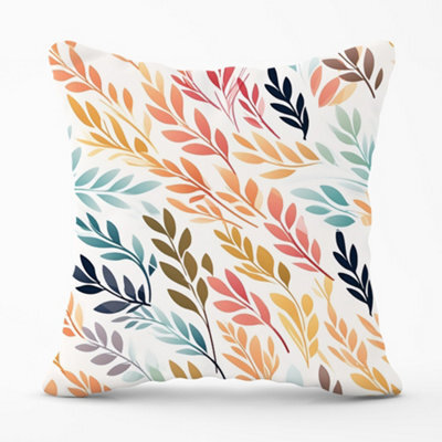 Warren Reed Designer Colouful Sping Leaves Cushions 60Cm X 60Cm - image 1