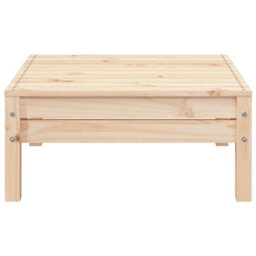 Berkfield Garden Sofa 2-Seater With Footstool Solid Wood Pine - thumbnail 8