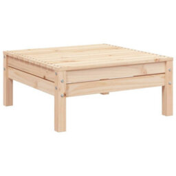 Berkfield Garden Sofa 2-Seater With Footstool Solid Wood Pine - thumbnail 7