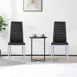 Dining Chairs Padded Seat High Back Armless Accent Dining Side Chairs Set Of 4 - thumbnail 4