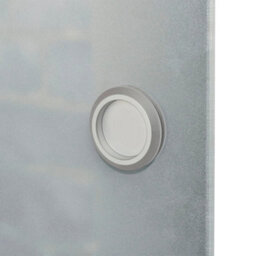 Berkfield Beautiful Sliding Door Glass And Aluminium 178 Cm Silver - thumbnail 3