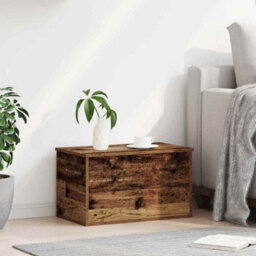Walplus Storage Box Old Wood 60 X 35 X 35 Cm Engineered Wood - thumbnail 4