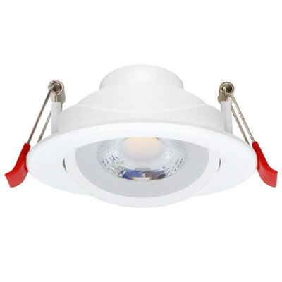 Long Life Lamps Company 7W Adjustable Round Led Recessed Ceiling Downlight 3000K Clr16 - image 1