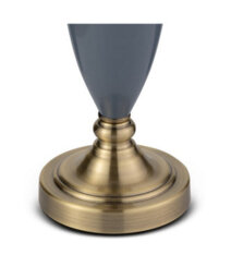Lighting Supermarket Bailey Large Juniper Blue Table Lamp With Blue/gold Lined Shade - thumbnail 3