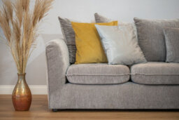 Abakus Direct Lucas Water Repellent Velvet Chenille Right Facing Corner Sofa In Jungle Green - thumbnail 9