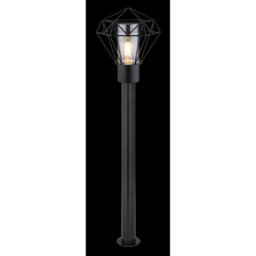 Luminosa Lighting Luminosa Horace Outdoor Bollard Black Ip44 1X E27 - thumbnail 4