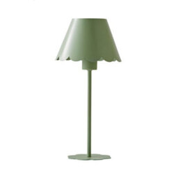 Valuelights Hattie Green Scallop Rechargeable Table Lamp - thumbnail 6