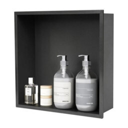 30X30Cm Bathroom Shower Niche 304 Stainless Steel Recessed Wall Storage Shelves - thumbnail 3
