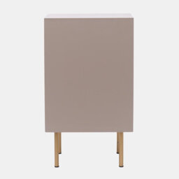 Ohs Ribbed 3 Draw Nightstand Modern Bedside Table - Natural - thumbnail 9