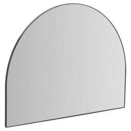 Pacific Lifestyle Arch Wall Mirror Black Metal Slim Frame 120X90Cm Industrial Minimalist - thumbnail 6