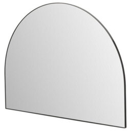 Pacific Lifestyle Arch Wall Mirror Black Metal Slim Frame 120X90Cm Industrial Minimalist - thumbnail 7