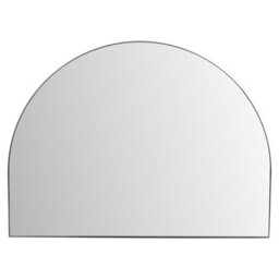 Pacific Lifestyle Arch Wall Mirror Black Metal Slim Frame 120X90Cm Industrial Minimalist - thumbnail 2