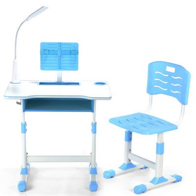 Kids Desk And Chair Set Children Study Table And Chair Writing Table - image 1