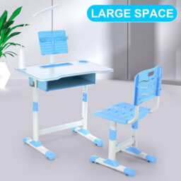 Kids Desk And Chair Set Children Study Table And Chair Writing Table - thumbnail 5