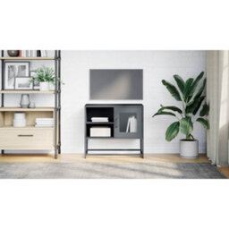 Berkfield Industrial Tv Cabinet Anthracite 68X39X60.5 Cm Steel - thumbnail 3