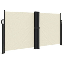 Walplus Retractable Side Awning Garden Sun Shade Canopy Gazebo For Back Door, Porch, Patio Cream 120X600 Cm - thumbnail 2