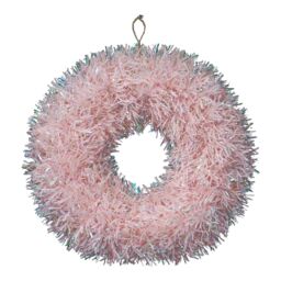 50Cm Orelle Christmas Wreath - Pink - thumbnail 2
