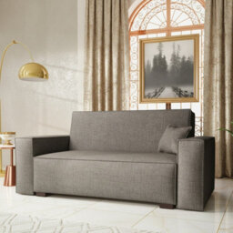 Viva Vox Iii Sofa Bed With Sleeping Function Storage Compartment Wooden Legs For Living Room 172X88X102Cm Dark Grey - thumbnail 2