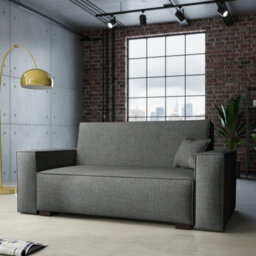 Viva Vox Iii Sofa Bed With Sleeping Function Storage Compartment Wooden Legs For Living Room 172X88X102Cm Dark Grey - thumbnail 1