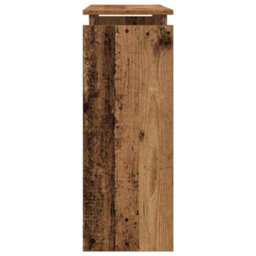 Berkfield Console Table Old Wood 80X30X80 Cm Engineered Wood - thumbnail 5