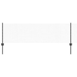 Berkfield Fence Posts 5 Pcs U-Channel Grey 60 Cm Steel - thumbnail 2